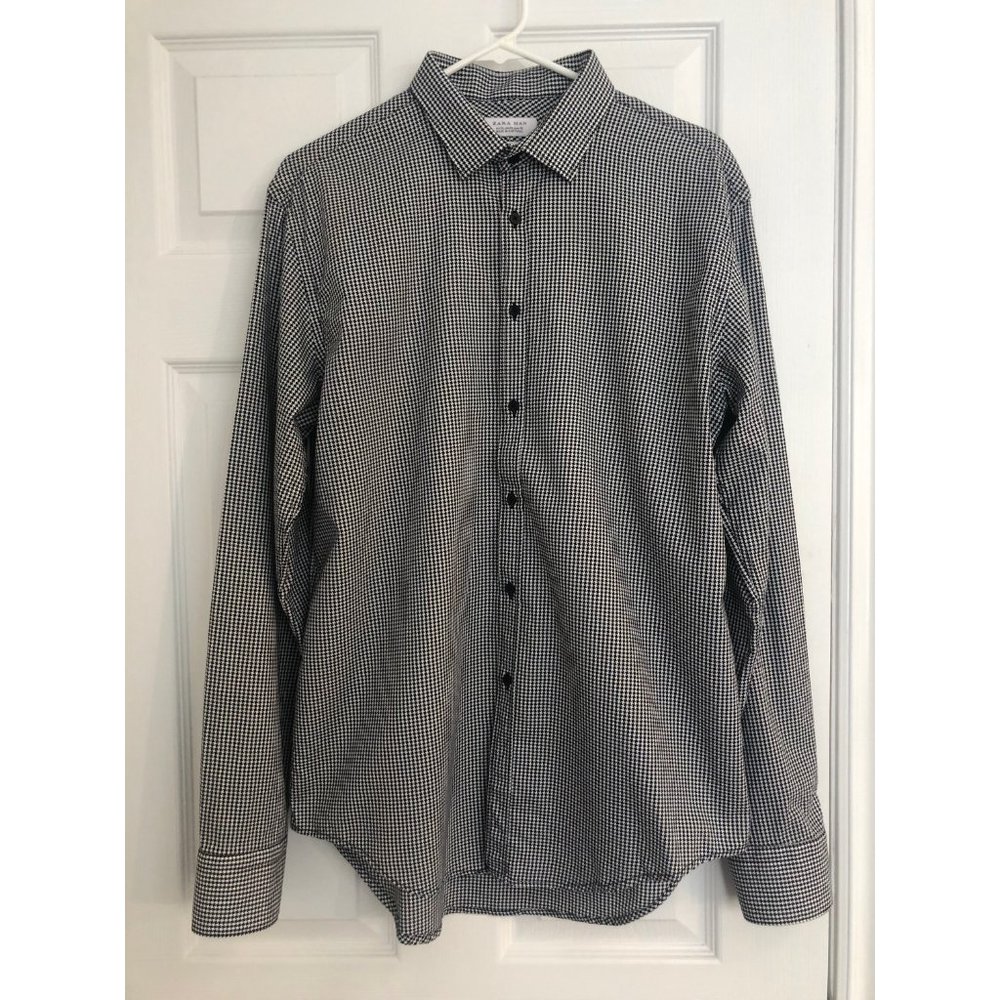 Zara Herringbone Slim Fit Dress Shirt